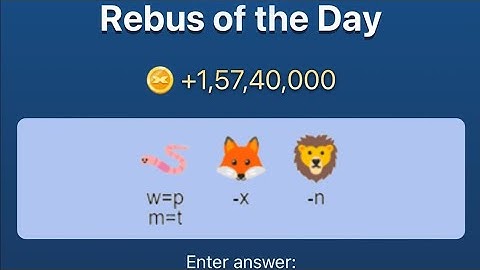 12 & 13 September Rebus of the Day Musk Empire |X Empire Rebus of the Day code|Rebus of the Day Code