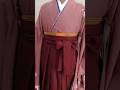 【卒業式用に】着物から袴まで着付けていきます #kimono #着付け #袴#卒業式#着物
