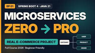 Spring Boot Microservices Full Course 2026 | Build a Real E-Commerce Project (Ep 1)