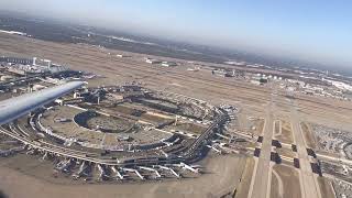 Unlimited visibility | American Eagle (Envoy) E145 (N671AE) takeoff from Dallas /Ft. Worth. [4K 60]