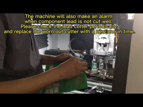 S3010A Radial Insertion Machine Training session 4-Common technical failures and methods to restart