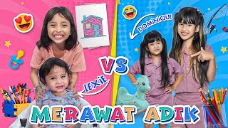 LEIKA VS DISTA CHALLENGE MERAWAT LEXIE DAN DOMINIQUE 😍 SIAPA KAKAK TERBAIK?