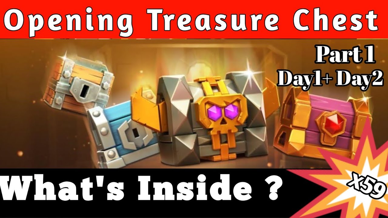 Huge Treasure Chest Opening x59 | Can I get some most rare items? 