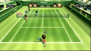 Wii Sports: Tennis  Gameplay No Commentary