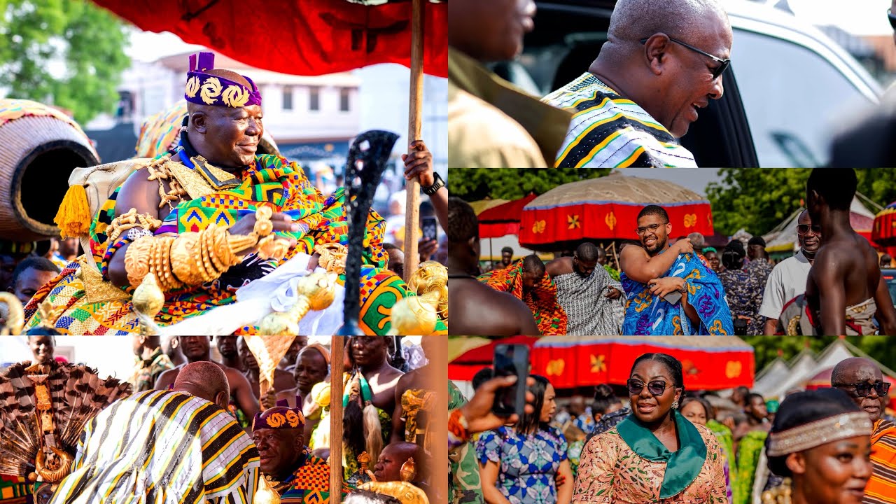 Асантехене с размахом, в королевском стиле, отпраздновал последний Аквесидае 2025 года во дворце ...