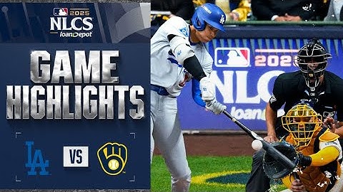 Dodgers vs. Brewers NLCS Game 2 Highlights (10/14/25) | MLB Highlights