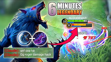 ROGER USERS, YOU MUST TRY THIS BROKEN CRITICAL BUILD | ROGER GAMEPLAY | MLBB