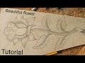 Simple carving roll flower for biginars