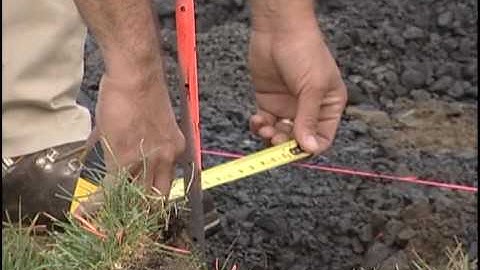 Offset Stakes for Excavation Layout