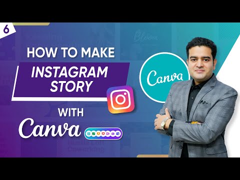 How to make Instagram Story with Canva | Animated Stories Canva | Canva Animation Tutorial