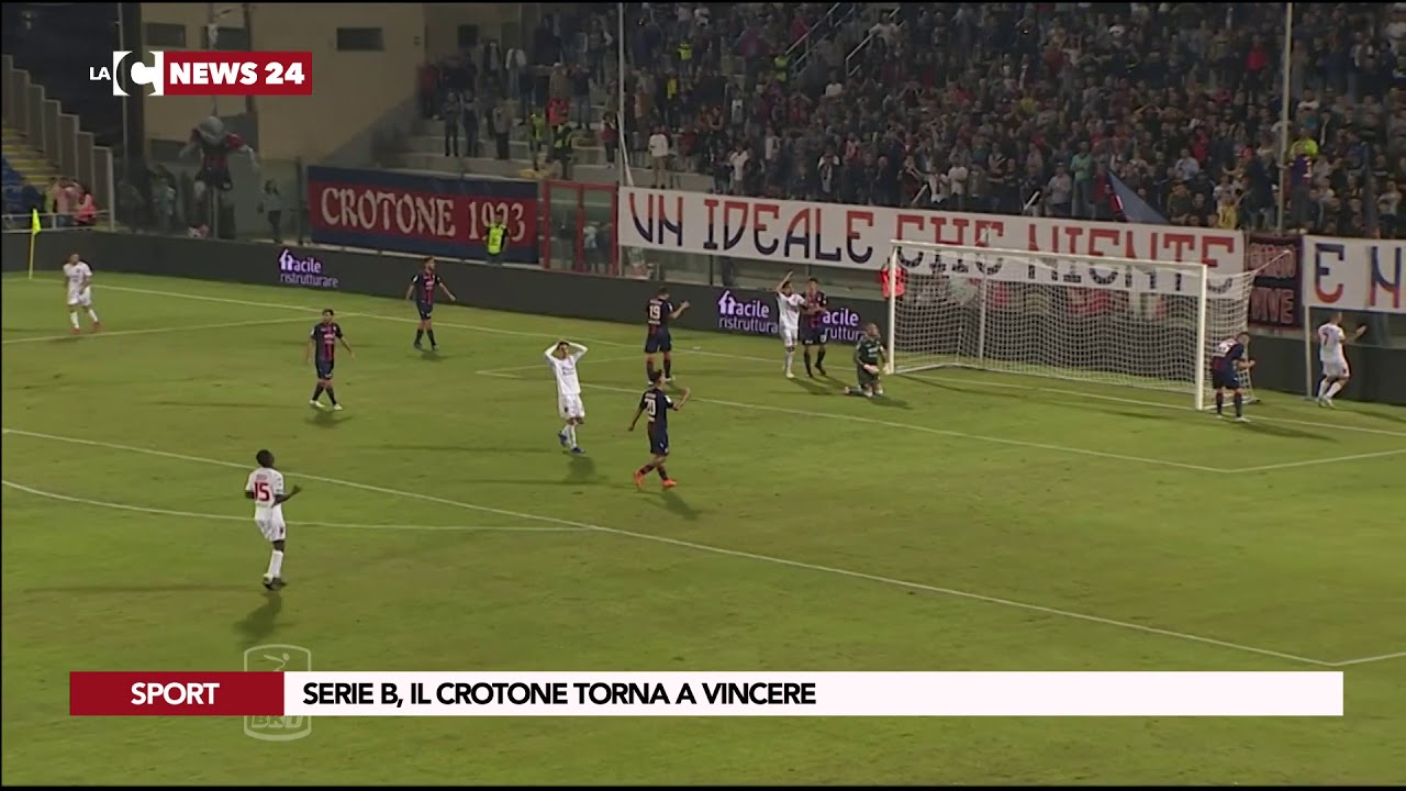 notizie del giorno SERIE B, IL CROTONE TORNA A VINCERE