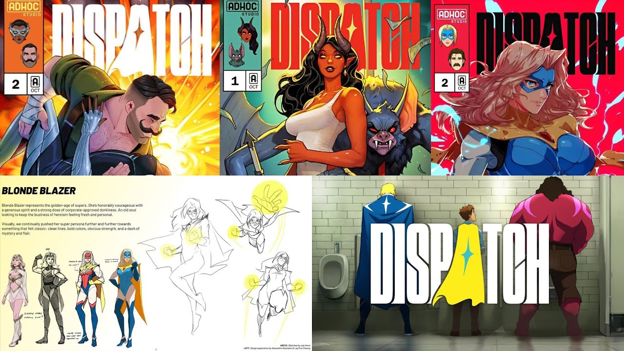 🚀 Dispatch | Tous les Bonus de l'Edition Deluxe: Artbook, Comics ...