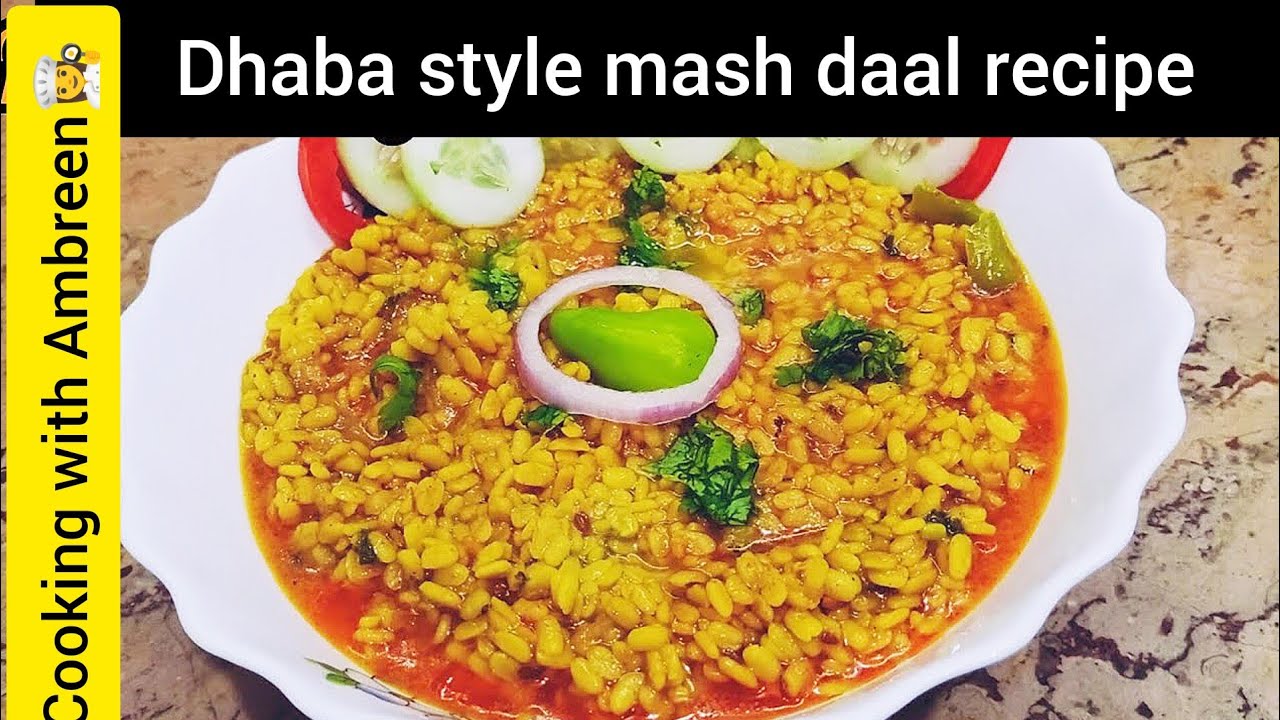 dhaba style mash dal recipe || easy recipe || by Cooking with Ambreen