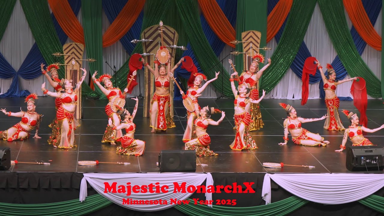 Best performance Hmong Minnesota New Year 2025,  Majestic MonarchX 3rd place group B, Must See