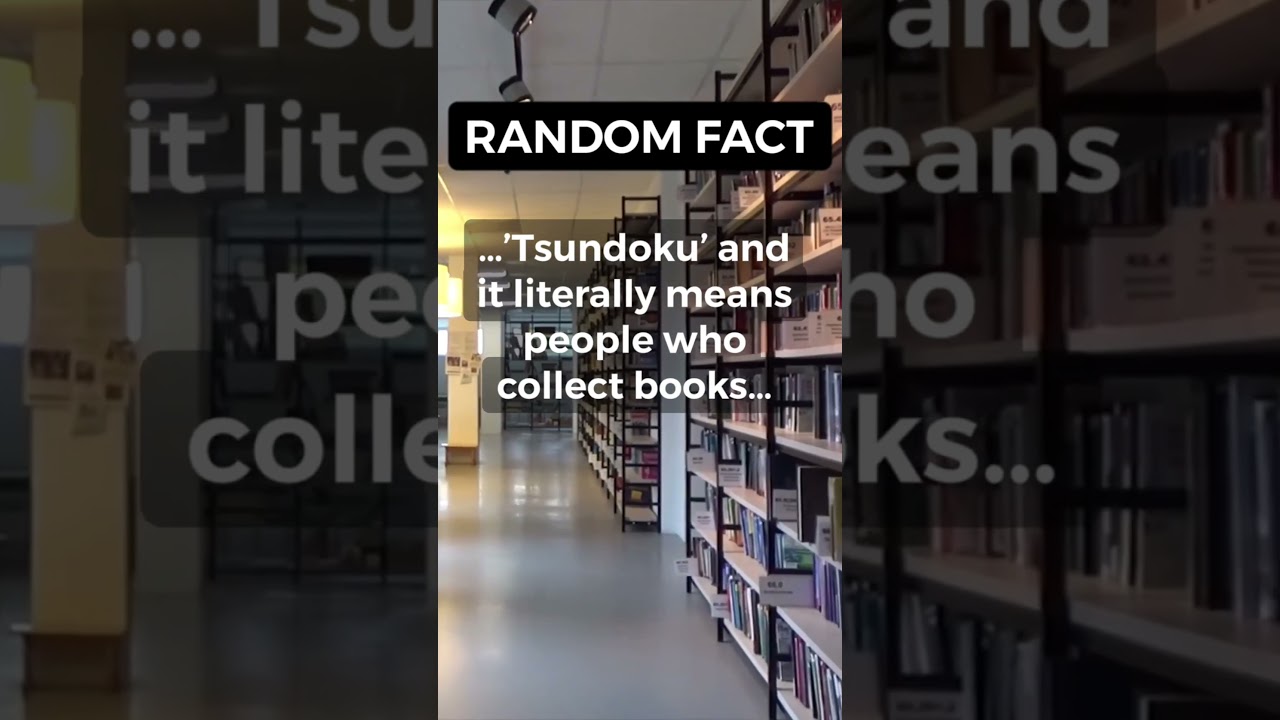 Book Hoarding in Japan Has a Name?!?!
