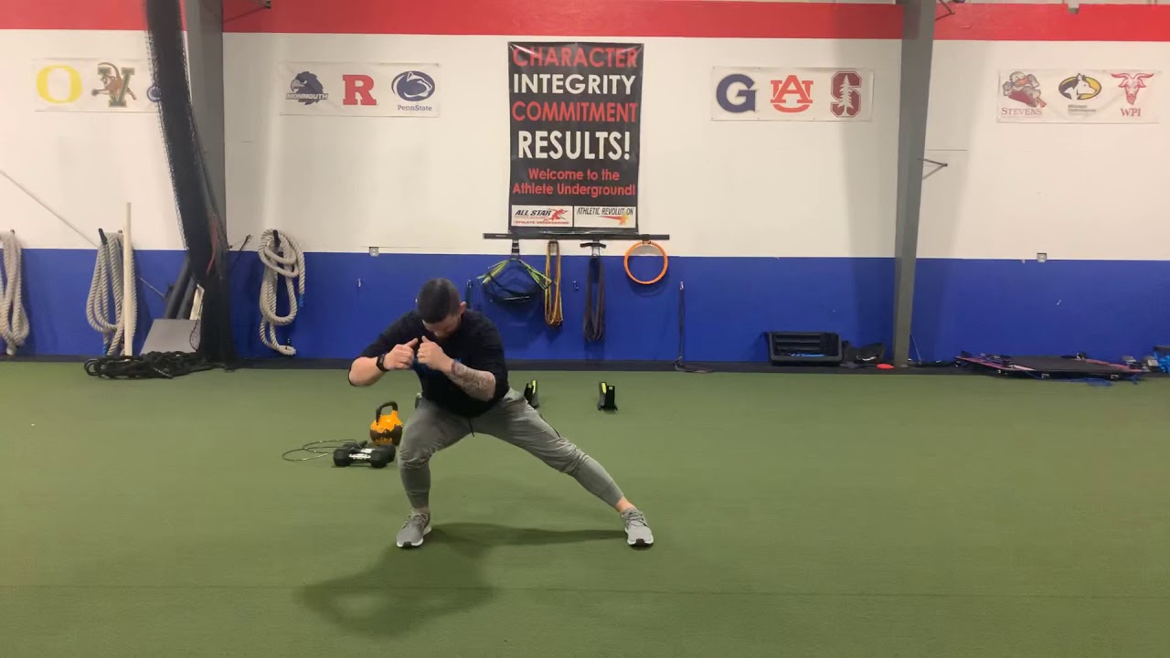 Alternating Side Lunge - YouTube