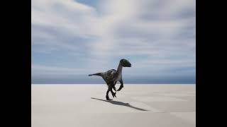 Dino portfolio piece. Root Motion Locomotion
