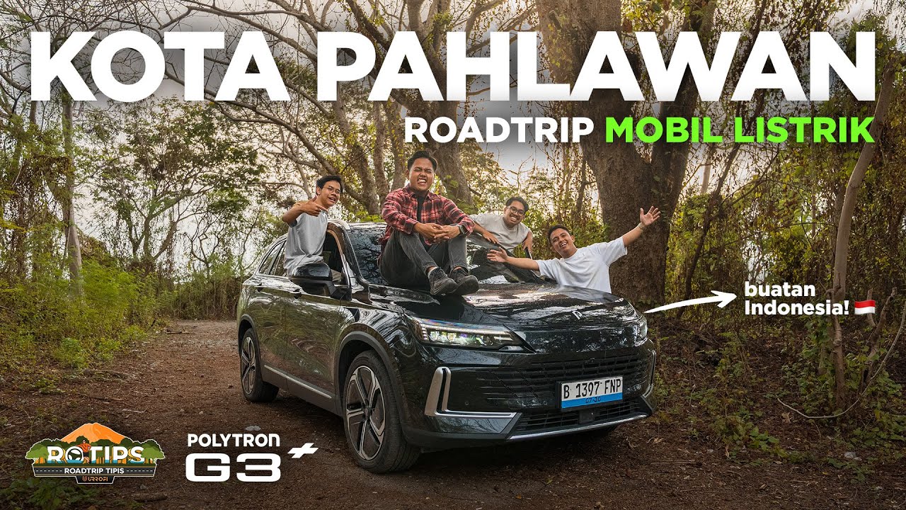 ROADTRIP pakai MOBIL LISTRIK INDONESIA, Tembus 2000 KM! 🇮🇩 // #RoadtripTipis ROTIPS EP. 3