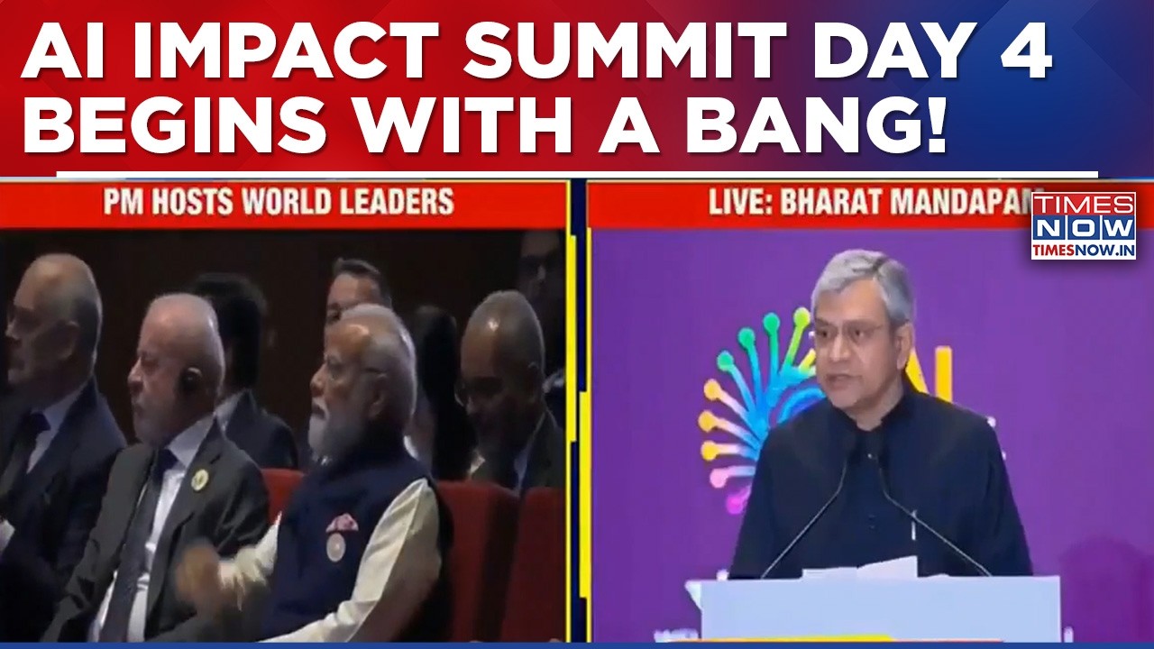 PM Modi & Top Global Leaders At India AI Impact Summit 2026 | Ashwini ...