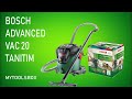 BEST DUST EXTRACTOR & VACUUM CLEANER - EFSANE SÜRÜRGE (bosch advanced vac 20 tanıtım video )