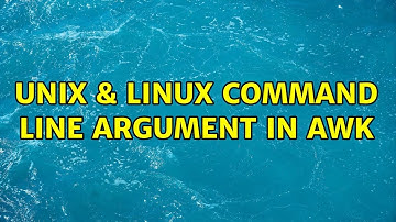 Unix & Linux: Command line argument in awk (4 Solutions!!)