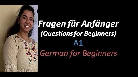 Questions for beginners | Fragen für Anfänger | A1 | German for beginners