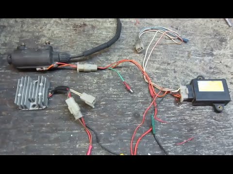 How to wire a Yamaha SR250 Exciter - YouTube 1980 xt250 wiring diagram 