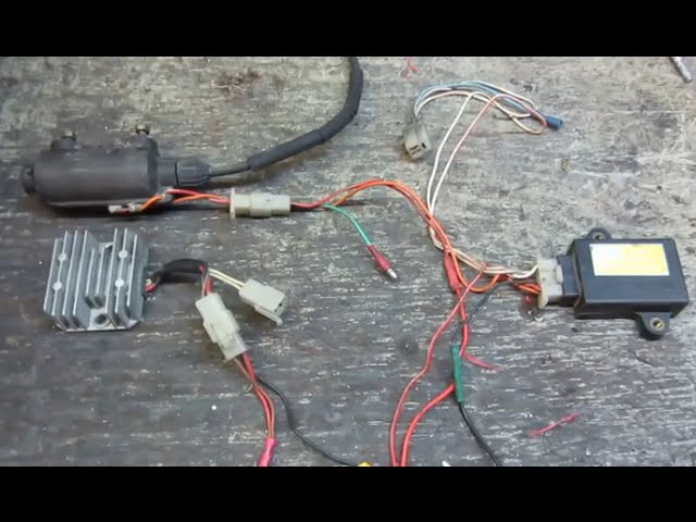 How To Wire A Yamaha Sr250 Exciter Youtube