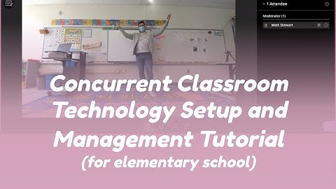 Concurrent Instruction: Using Logitech MeetUp Camera & Managing through BBCU (All Levels)