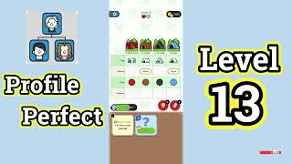 Profile Perfect Level 13 Walkthrough | Brain IQ Investigation Puzzle 🔍📱 | Mini Boss