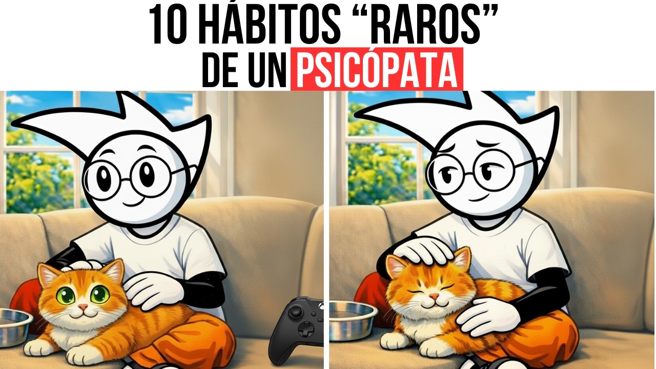 10 HÁBITOS RAROS DE UN PSICÓPATA