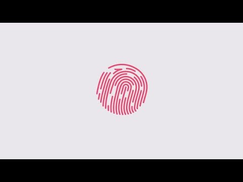 Finger Print Scanning Identification Stock Motion Graphics