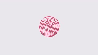 Finger Print Scanning Identification Stock Motion Graphics
