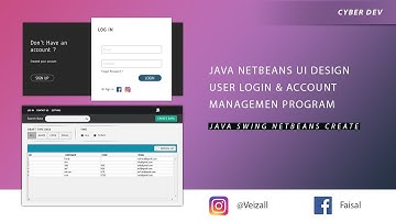 Java Netbeans Ui Design User Login & Account Managemen Program