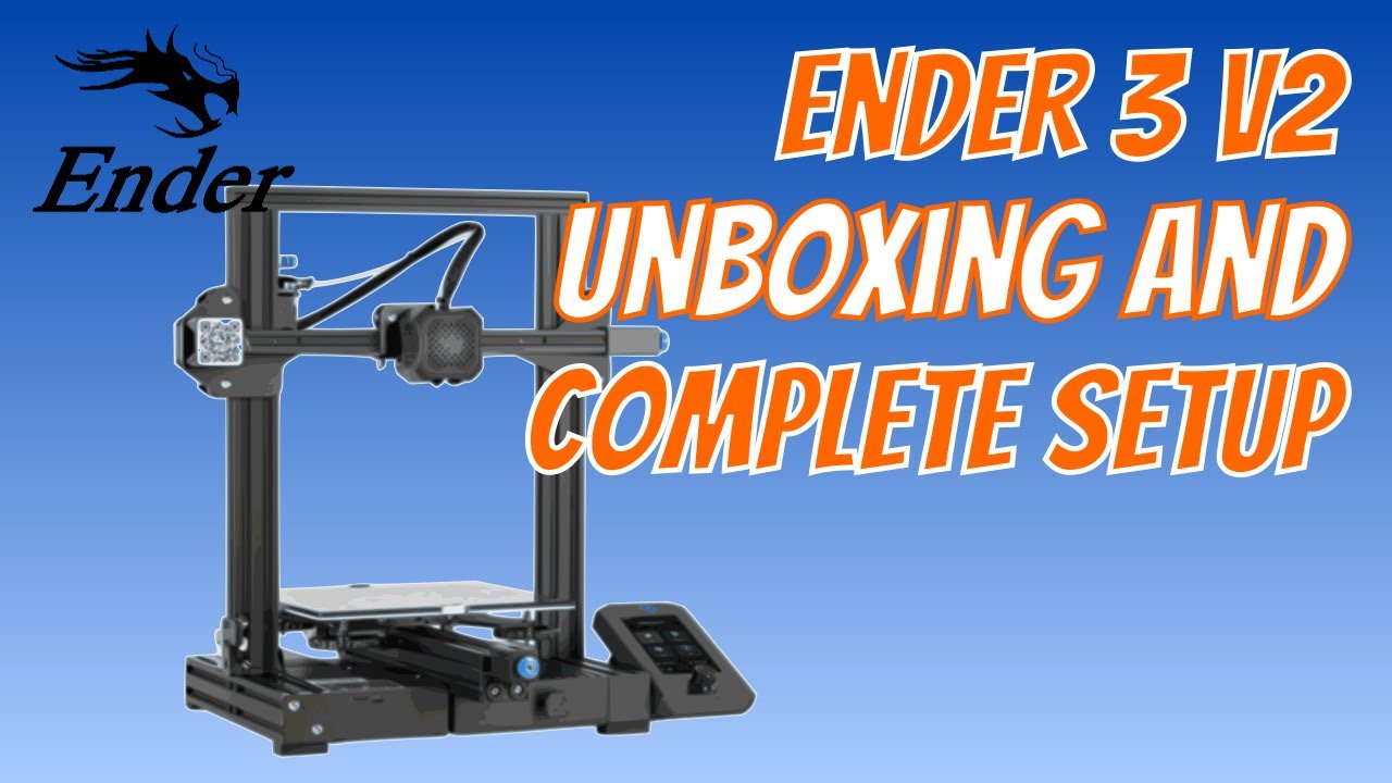 Ender 3 V2 | Step by Step set up - YouTube