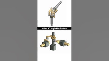 45 and 90 Angle power transmission #mechanism