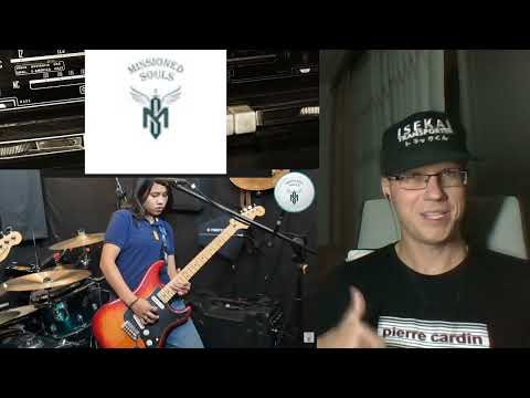 Reaction - SMOKE ON THE WATER by Deep Purple | Missioned Souls | family band studio cover