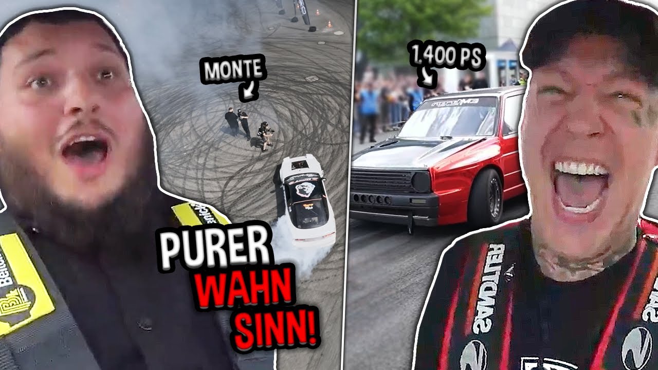 1.400 PS DRAG RACE & LIVE DRIFTS! 😱 Monte & Abu auf den PS Days 🚀 | MontanaBlack IRL