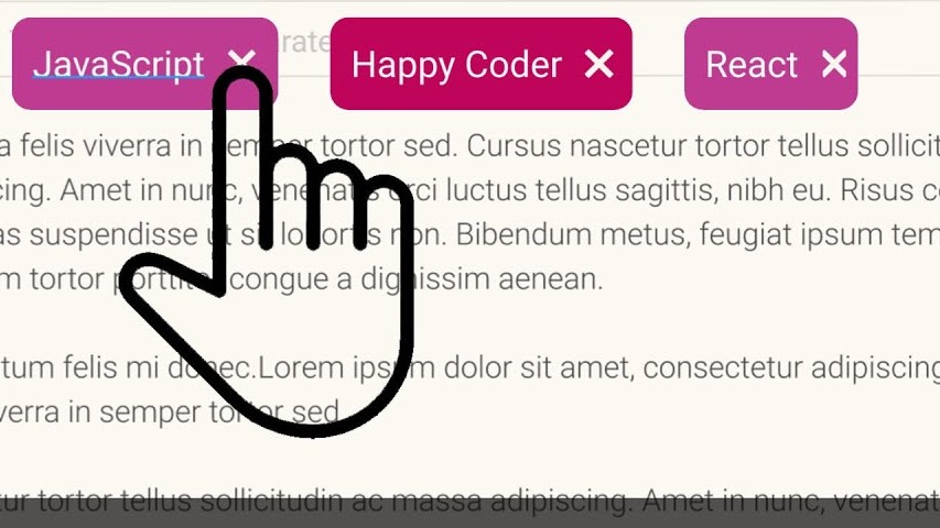 React input component. React input component