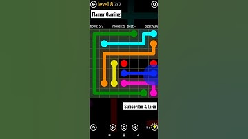 Flow Free || Classic Pack || 7x7 || Level 8 Gameplay