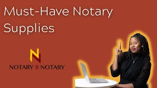 Notary Supply Must Haves For New Notaries