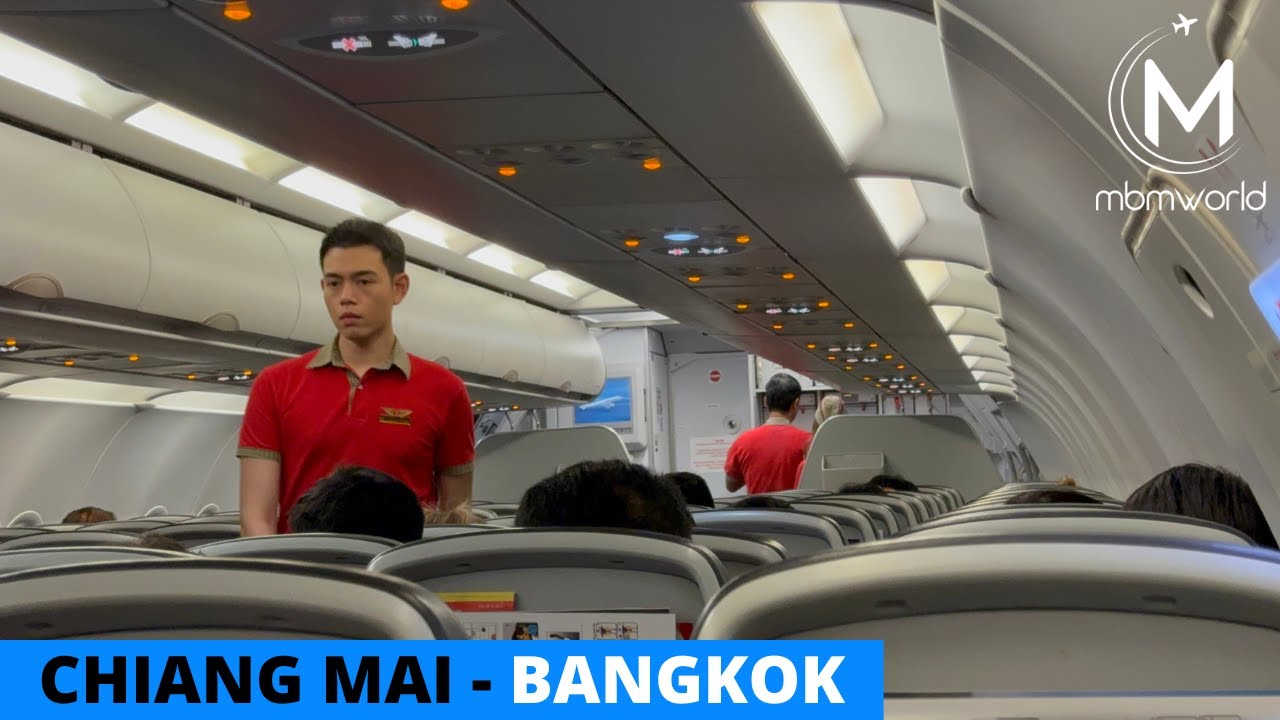 Thai VietJet Air Flight Experience: VZ 119 Chiang Mai to Bangkok