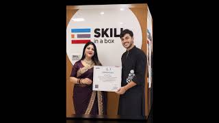Dreams stitched with passion, now certified with pride 💫🧵#SkillInABox #FashionDesigner #Achievement