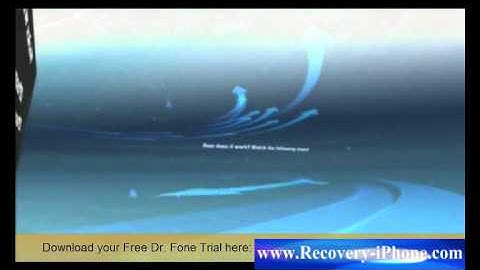 Recover iPhone Lost Photo Video Contact SMS Notes from iPhone 5/4S/4