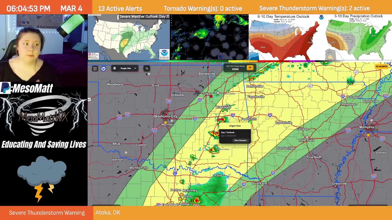 Breaking: Isolated Tornadoes, Damaging Winds, Large Hail Across The Plains And Ohio Valley!
