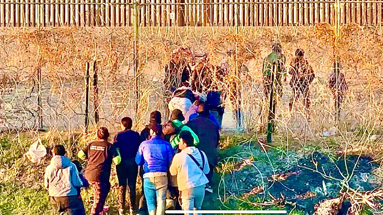 #migrantes DELINCUENTES ORGANIZADOS O SOLO PERSONAS DESESPERADAS?, entran a #usa cortando alambres