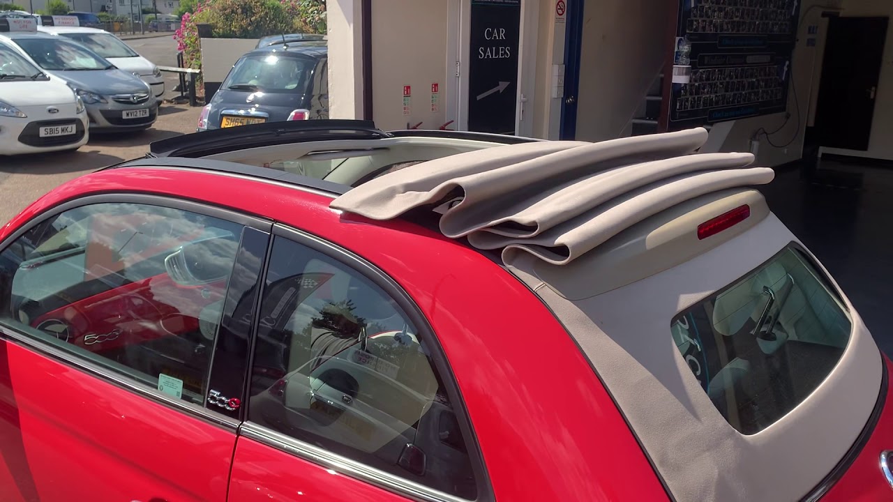 Fiat 500 Roof Operation YouTube Fiat 500 Roof Operation YouTube
