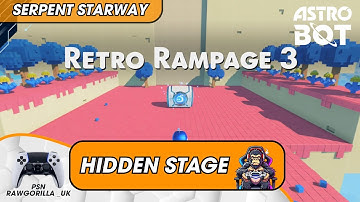 Astro Bot - Serpent Starway - Retro Rampage 3 Stage Playthrough (No Commentary) PS5