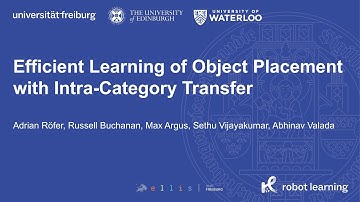 Efficient Learning of Object Placement with Intra-Category Transfer