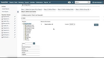 Create a report with pie chart in SuiteCRM